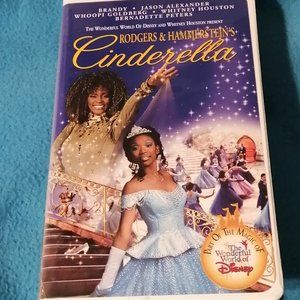Cinderella Live Action VHS - Brandy Norwood and Whitney Houston